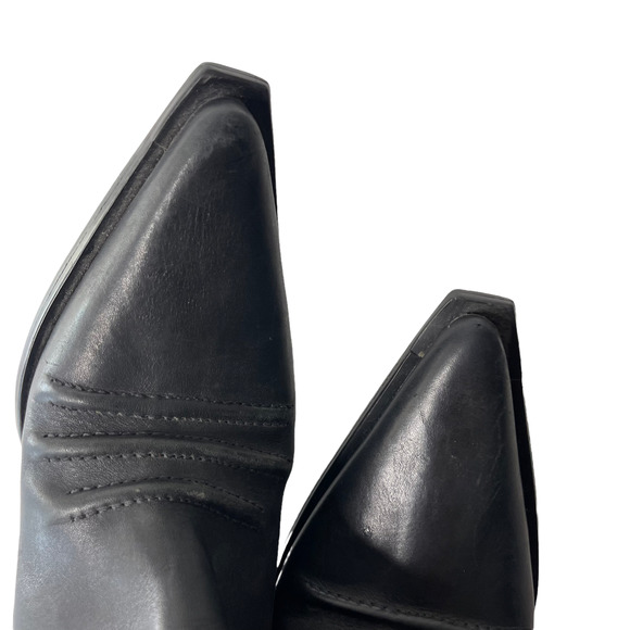 Diba Vintage Western Cowboy Leather Butterfly Boots - Picture 8 of 10